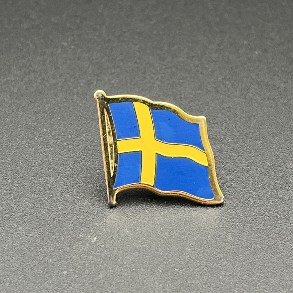 Country Of Sweden Flag Swedish Lapel Hat Pin